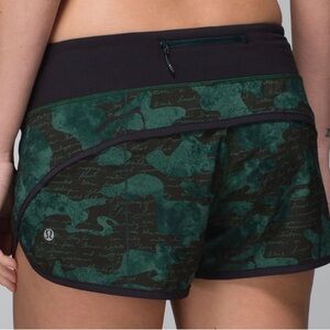 Lululemon💎Manifesto Speed Short Script Camo Fuel 10 Rare Special Limited Edition